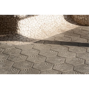 PAVE PANOT HEX SABLE 25X14X4.5