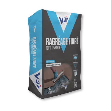 Ragréage fibré forte épaisseur - 25kg